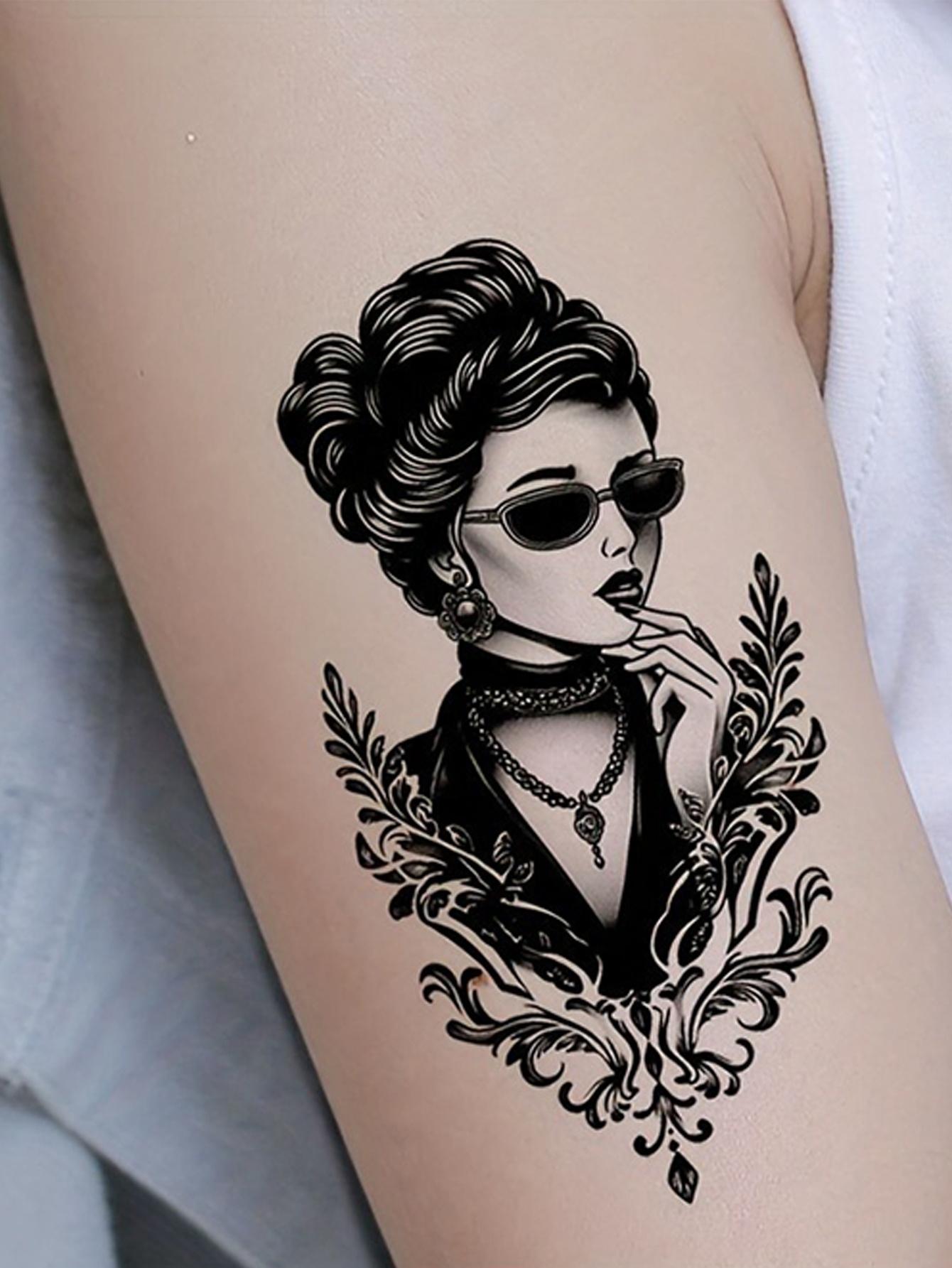 Dark Style Mixed temporary Tattoo